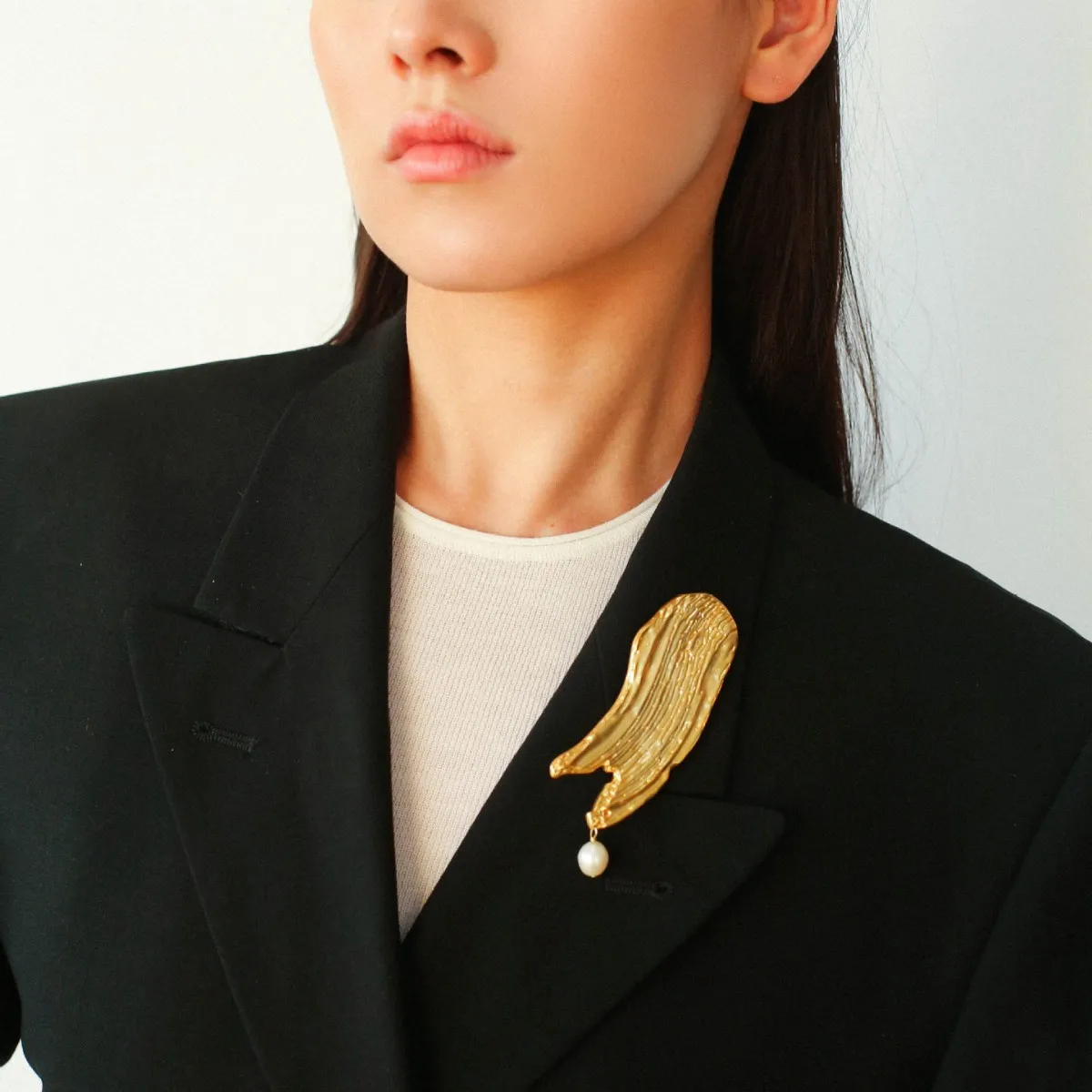 بروش فني مطلي عتيق، سترة فنية/دبوس معطف، دبوس لؤلؤ عتيق فاخر هدية مجوهرات للرجال والنساء #3