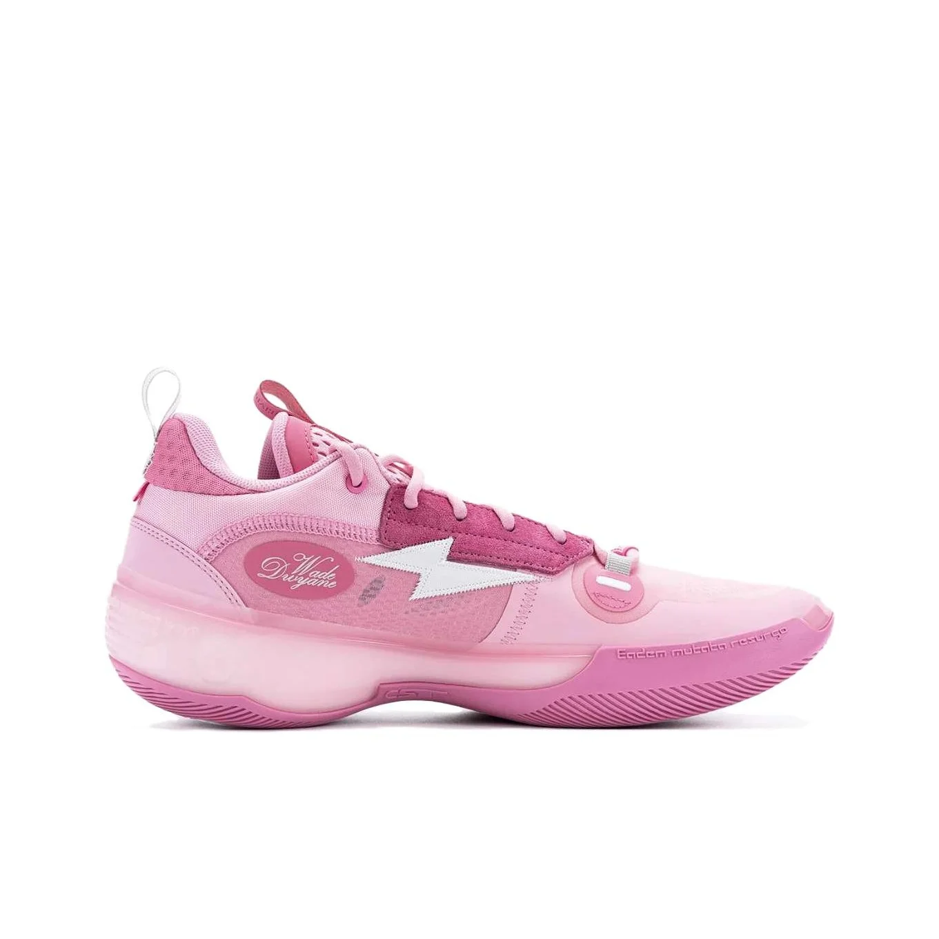 Li Ning WOW 10 Low top Basketball Shoes Men's Pink ABAS083-38 view 3