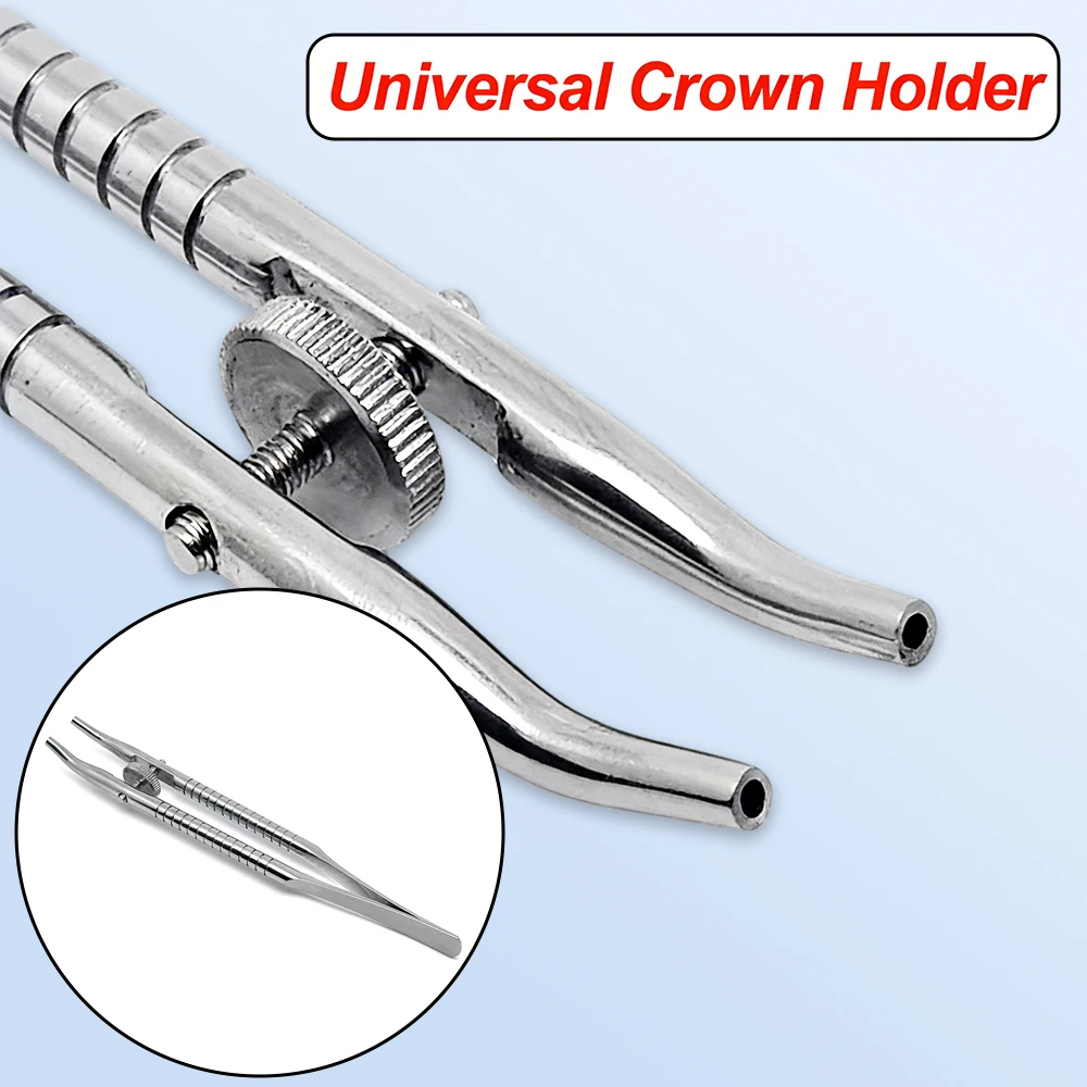 

Dental Stainless Steel Jacket Grip Forceps – Multi-Use Tool for Crown Removal Spreading and Fine Instrument Control