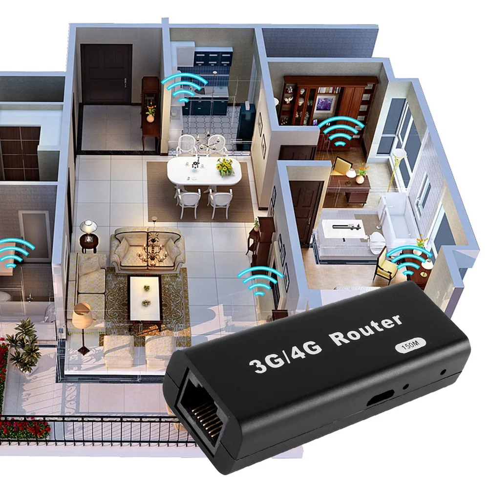 Leading-Mini 3G/4G Wifi Router RJ45 USB Wireless Routers Portable Router 2412-2483Mhz External Interface With USB Cable