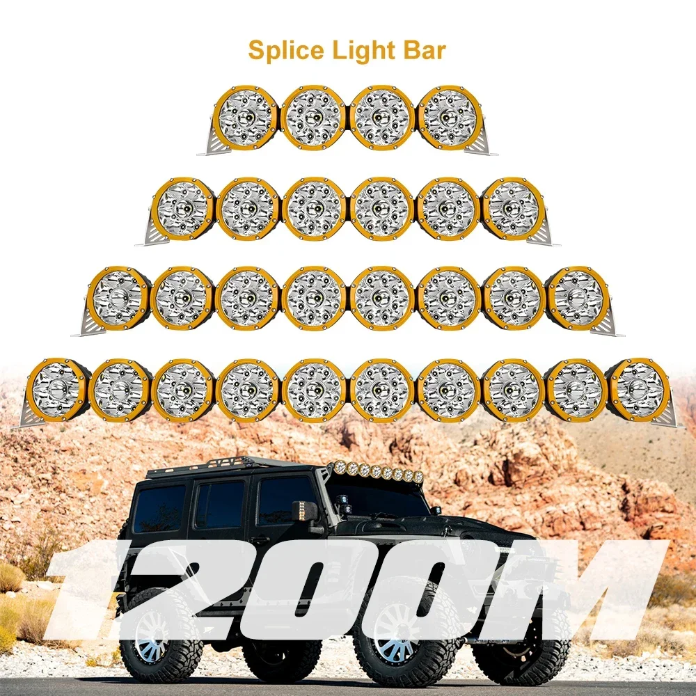 High Power Waterproof E-Mark Led Offroad UTV Barra Led Spliceable Modular Led Light Bars
