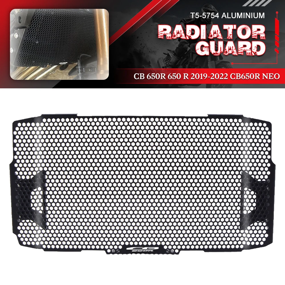 

FOR Honda CBR650R CB650R Neo Sports 2019 2020 2021-2024 Motorcycle Radiator Guard Grill Cover Water Tank Cooler Bezel Protector