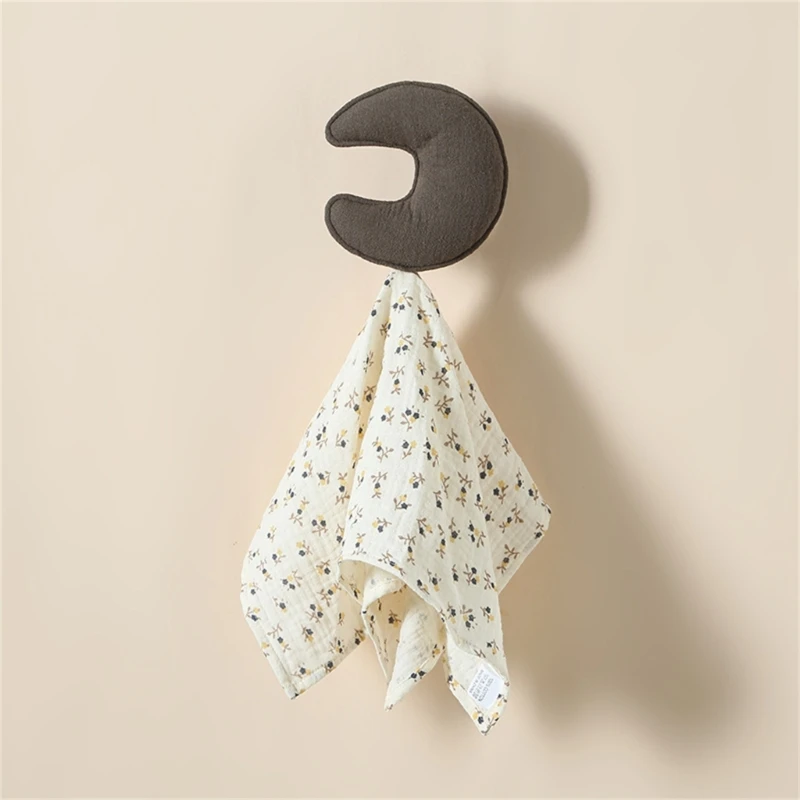 B2EB Baby Soothing Bib Security Blanket Burp Cloth Handkerchief Nursery Room Supplies