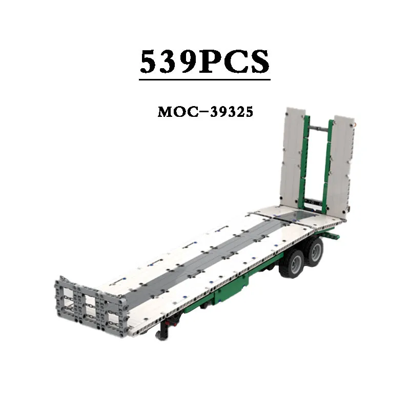 

Building Blocks MOC-39325 Truck Low Loader 42078 Flatbed Trailer Building Model 539 Pieces Birthday Toys Christmas Gift