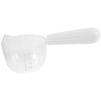 Cat Dog Wet Food Spoon Blue Transparent Measuring Cup Scoop Clip Easy Feeding Storage Pet Food Spoons Portable Reusable