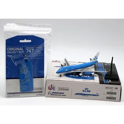 XX40117 Alloy Collectible Plane Gift JC Wings 1:400 KLM Airlines Boeing 747-400 Diecast Aircraft Jet Model PH-BFG & AVIATIONTAG