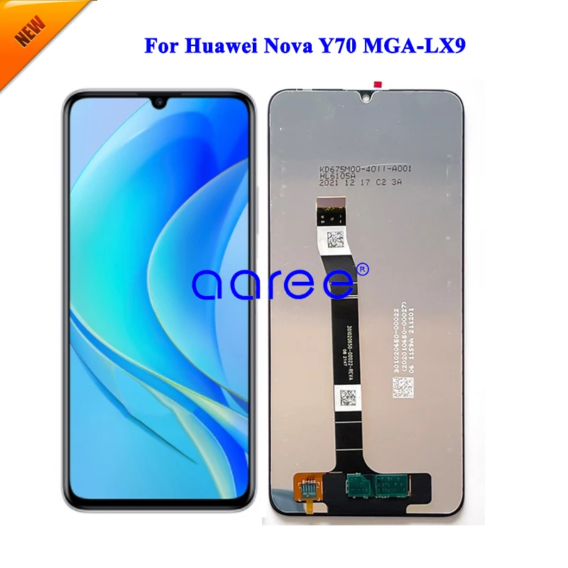 Tested  LCD Display For Huawei NOVA Y70 LCD For Huawei NOVA Y70 MGA-LX9 Display LCD Screen Touch Digitizer Assembly