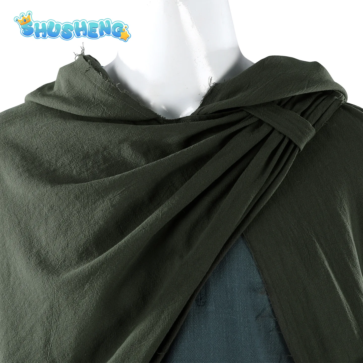 

Dunk Cosplay Costumes Movie A Knight Seven Kingdoms Character Halloween Party Deep green cape belt pant Dunk shoes