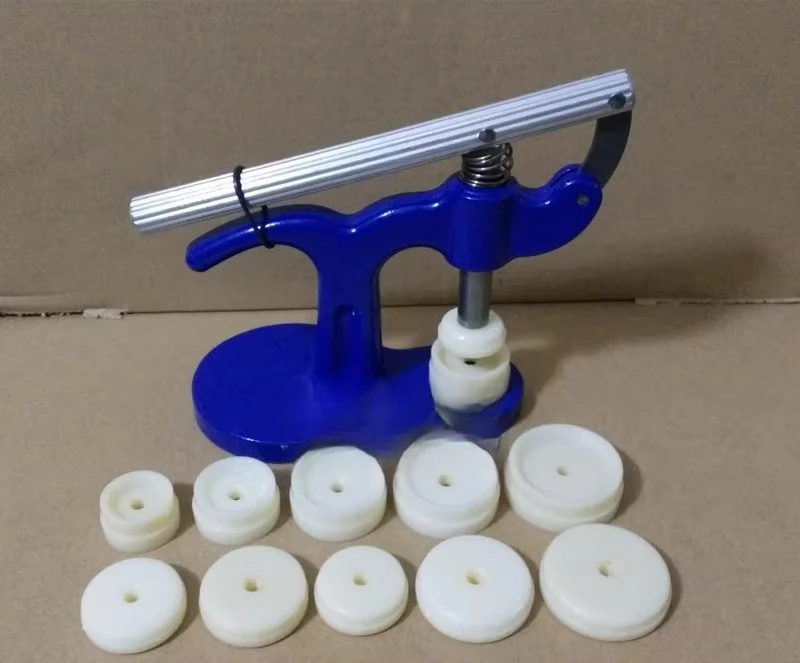 

Watch bottom cover press machine, good center accuracy, watch back cover press tool, watch cover press machine