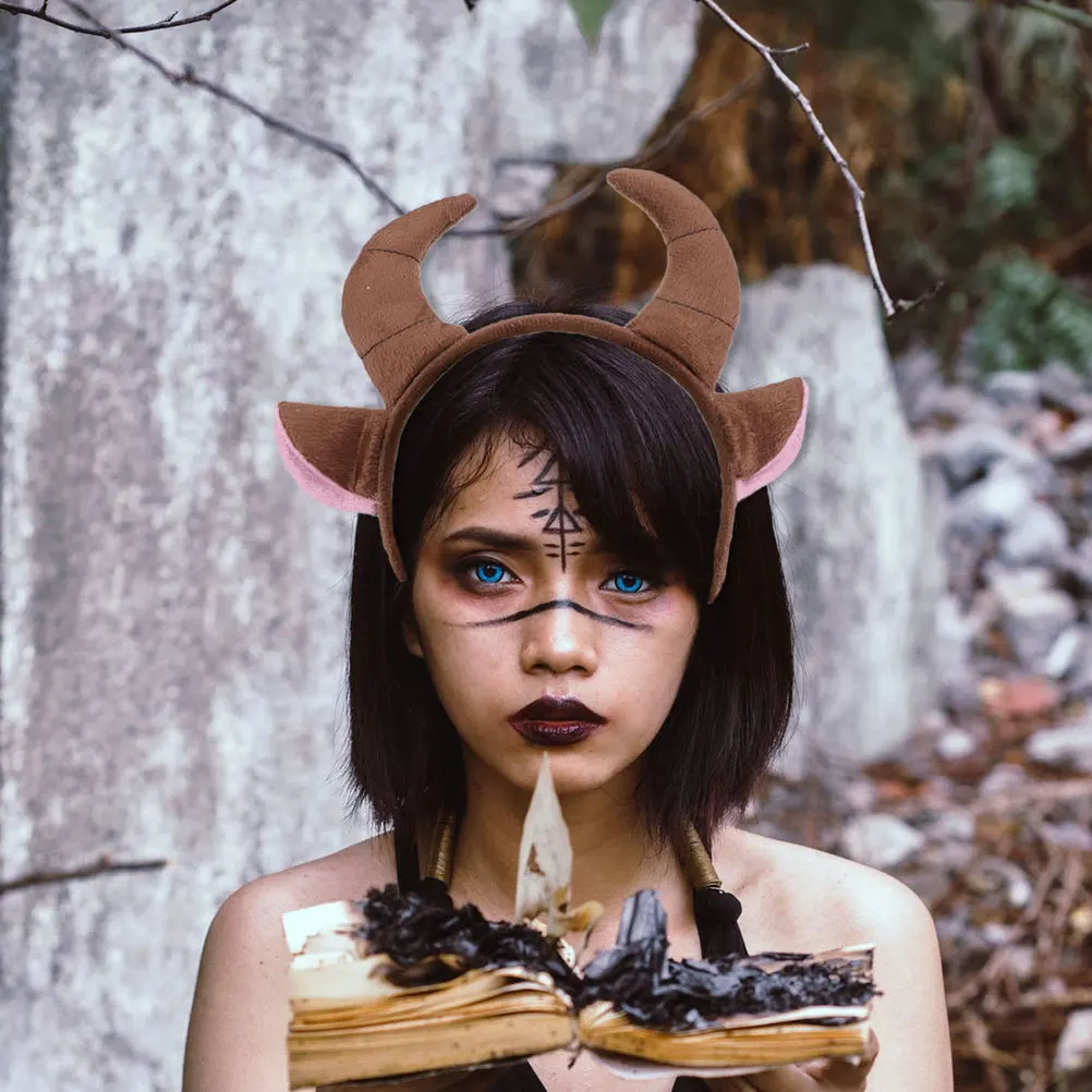 

1Set Cartoon Headwear Animal Cosplay Costume for Halloween Christmas Party Night Gathering Role Play Accessory Set