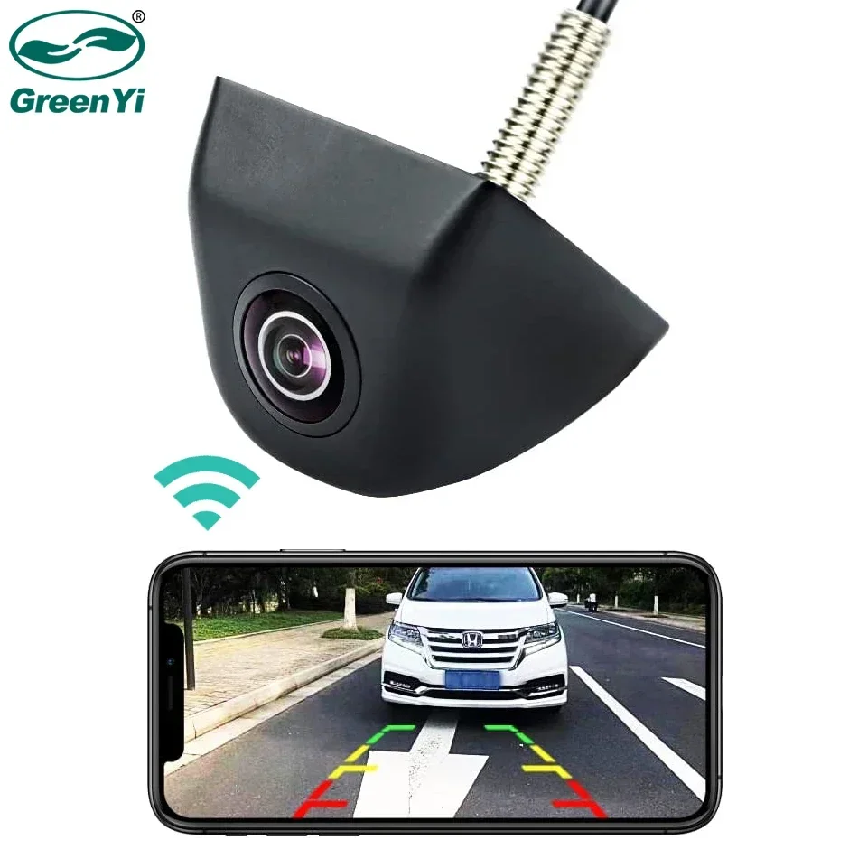 GreenYi HD 720P 170° Fisheye Universal Wireless 5G WiFi Car DVR Recorder Rear View Reverse Camera For iPhone and Android Phone