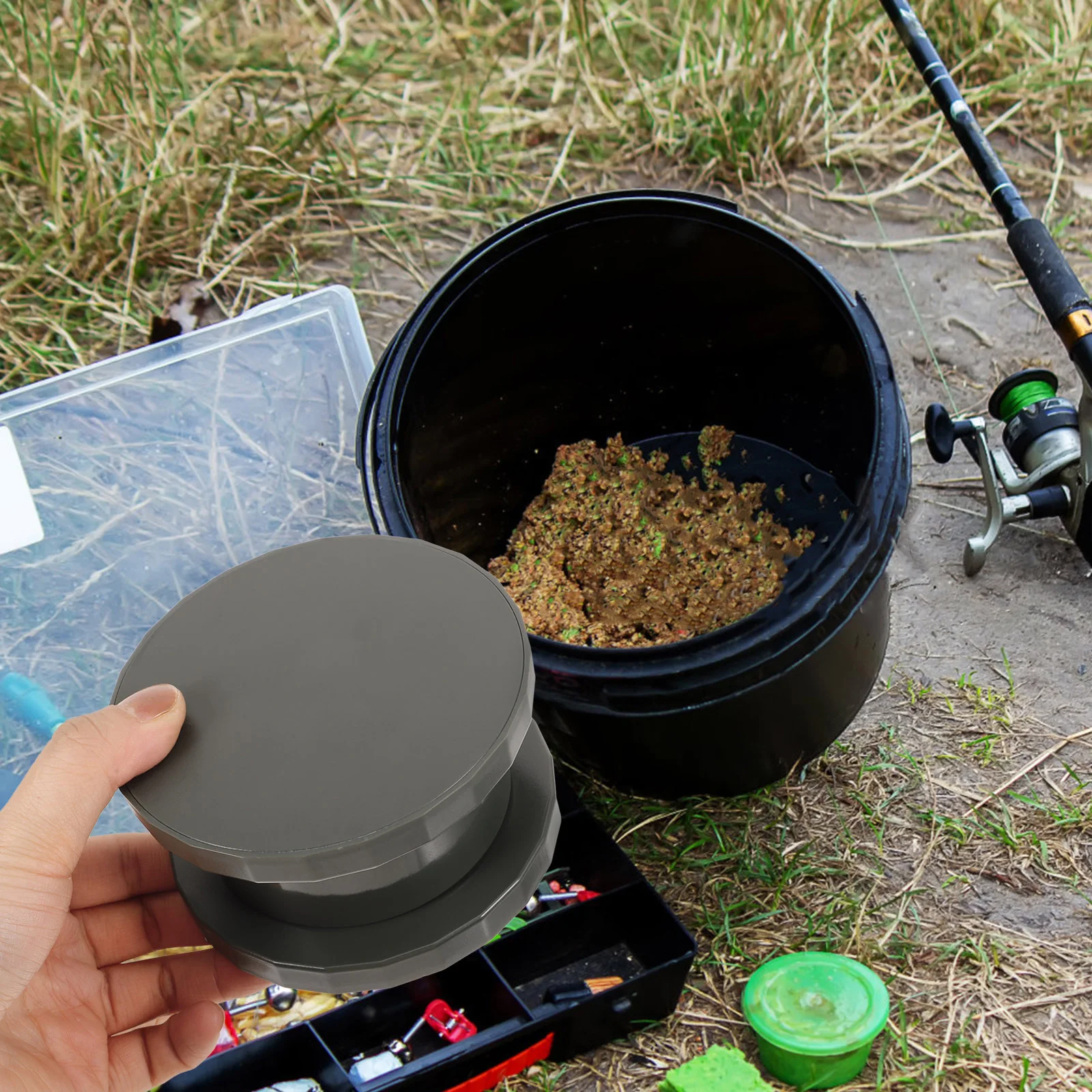 

Fishing Bait Lures Box Plastic Tackle Storage Container Outdoor Lures Sealing Bait Accessory Accessories