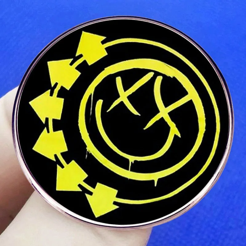 Blink Rock Band 182 Punk Music Metal Badge Brooches Personalized Diy Decorative Accessories Pins Such As Clothing Backpacks Hats