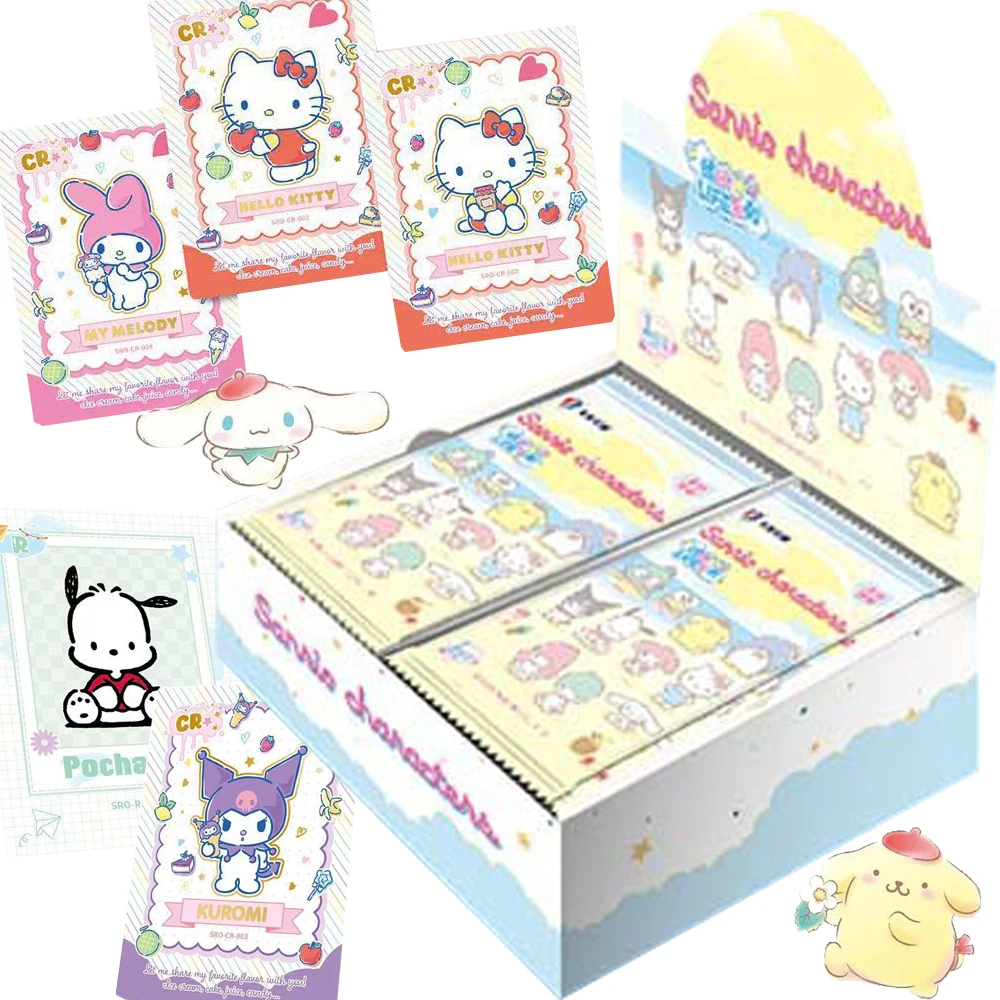 Cute Sanrio Cards KABAO Genuine Collection Cartoon Anime Characters Pochacco Hello Kitty My Melody CR UR SP Trading Cards Gifts