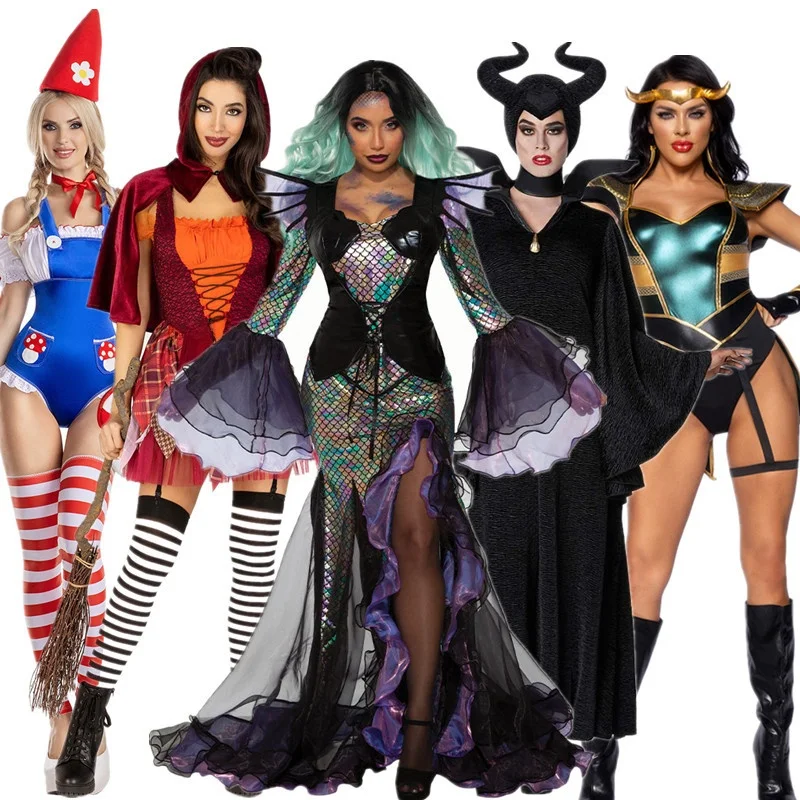 

MXL костюм для косплея на Хэллоуин, воин, ведьма, клоун, сценическая одежда для выступлений, женская традиционная китайская этническая одежда