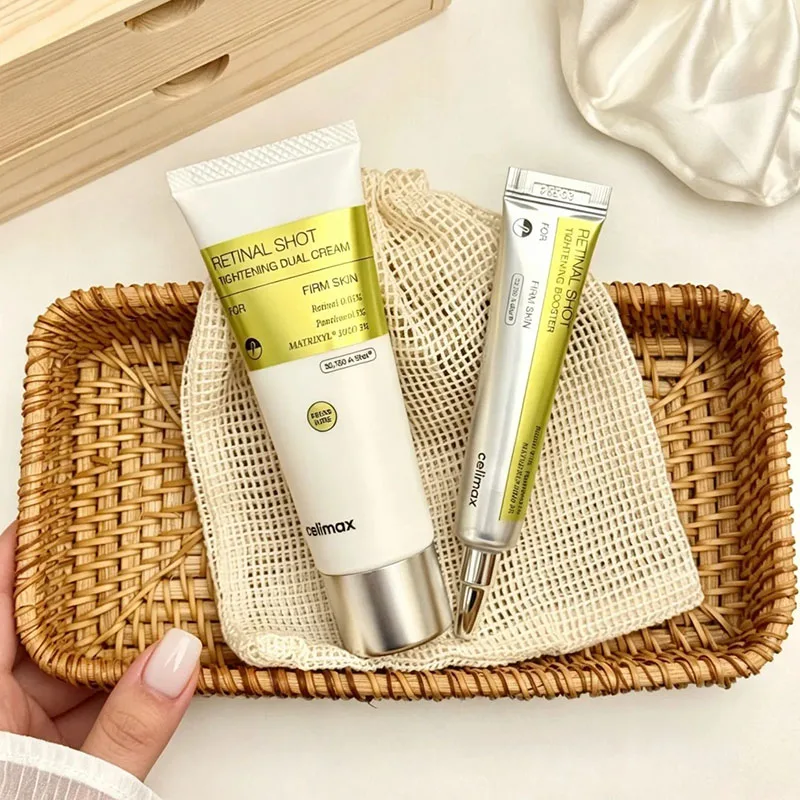 Celimax 50ml The Vita-A Retinal Shot Tightening Dual Cream Firm Skin Hydrating Panthenol Repair Dull Face Skincare Products