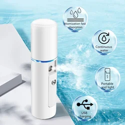 Portable Deep Cleaning Facial Steamer Vaporizer Sauna Spa Ultrasonic Ozone Mist Spray Nano Mister Face Replenishment Equipment