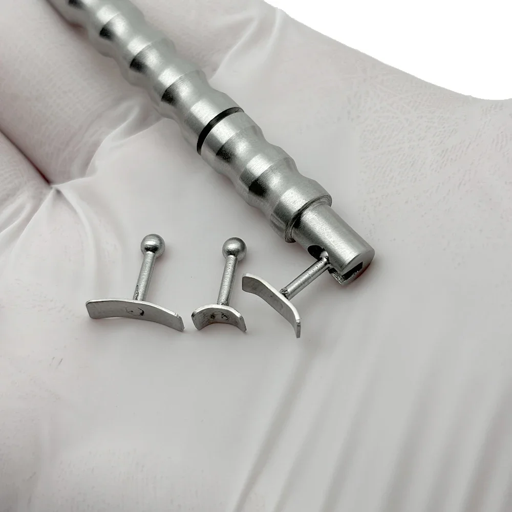 Dental Implant Gingival Protector Socket Shield Retractor with 3 Replaceable Tips for Gum Separation and Isolation