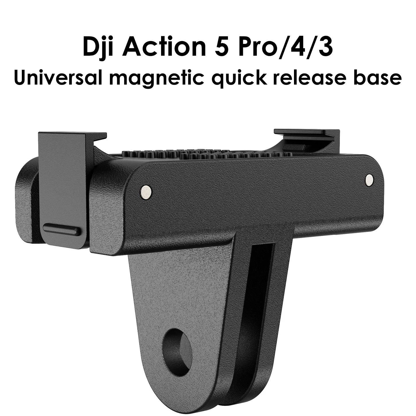 Magnetic Two Claw Adapter 1/4 Thread For DJI Action 5Pro 4 3 Universal Port Osmo Action 5 Pro Camera Magnet Accessories