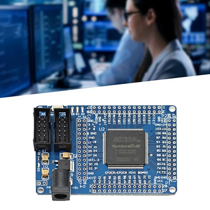 EP2C5T144 Development Board FPGA Learning Board Support Niosii Embedded CPU Development Blue Core Board For Cycloneii EP2C5T144