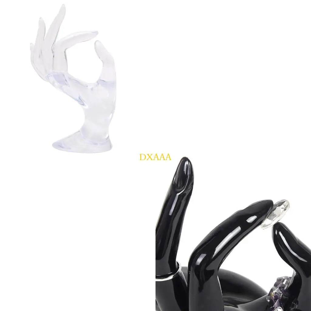 DXAA Mannequin OK Hand Finger Glove Ring Bracelet Bangle Jewelry Display Stand Holder