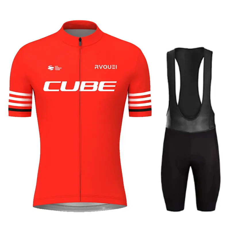 Ensemble de maillot de cyclisme d'été CUBE RCC Pro 2026, respirant, pour hommes, vêtements de vélo de montagne, maillot, ropa ciclismo, uniforme, costume