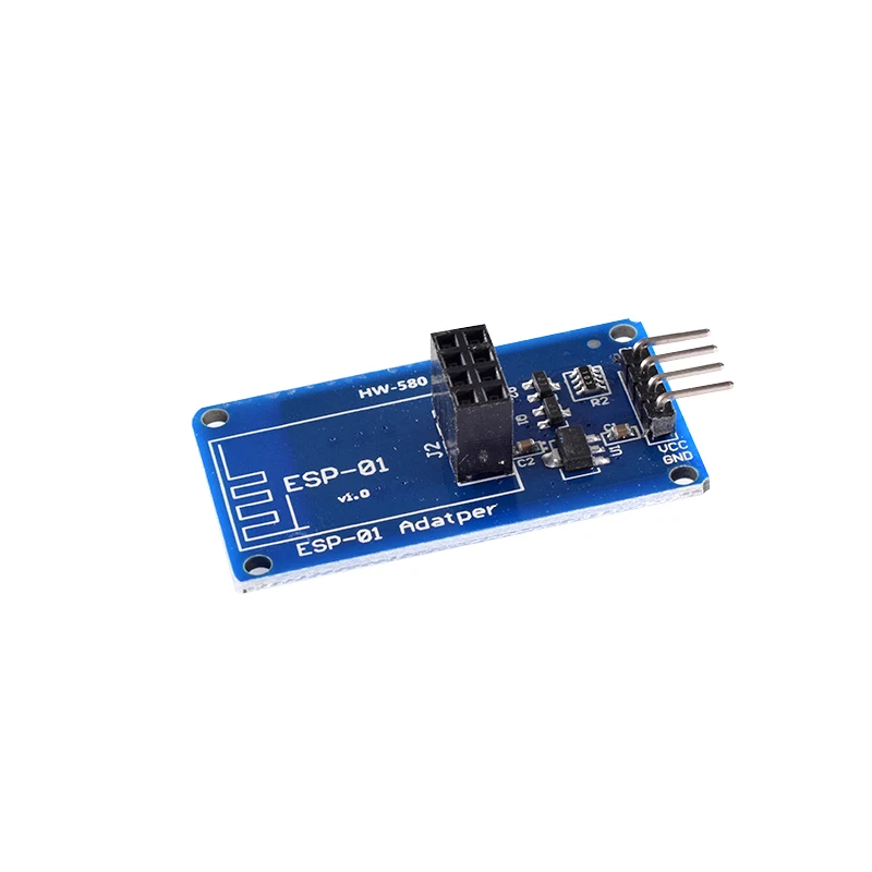 Модуль беспроводного Wi-Fi приемопередатчика ESP8266 ESP-01, адаптер последовательного порта, модуль прозрачной передачи данных на большие расстояния, синяя плата
