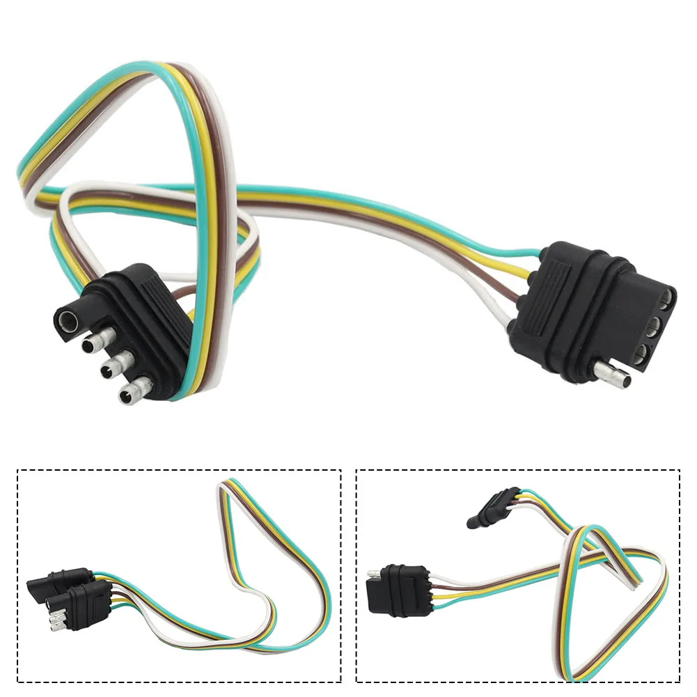 Extended Length Cable Trailer Wiring Harness Ample Reach For Trailers Enhanced Visibility In Motion Trailer Setup