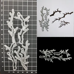 Tree Branch Frame Metal Cutting Dies Stencil Scrapbooking Diy Album Stamp Paper Card Embossing Decor Craft Knife Mould