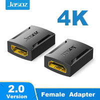 Jasoz 4K HDMI-compatible Extender Cable Adapter Female To Female Converter for Monitor PC PS4 TV Cable Extender Coupler