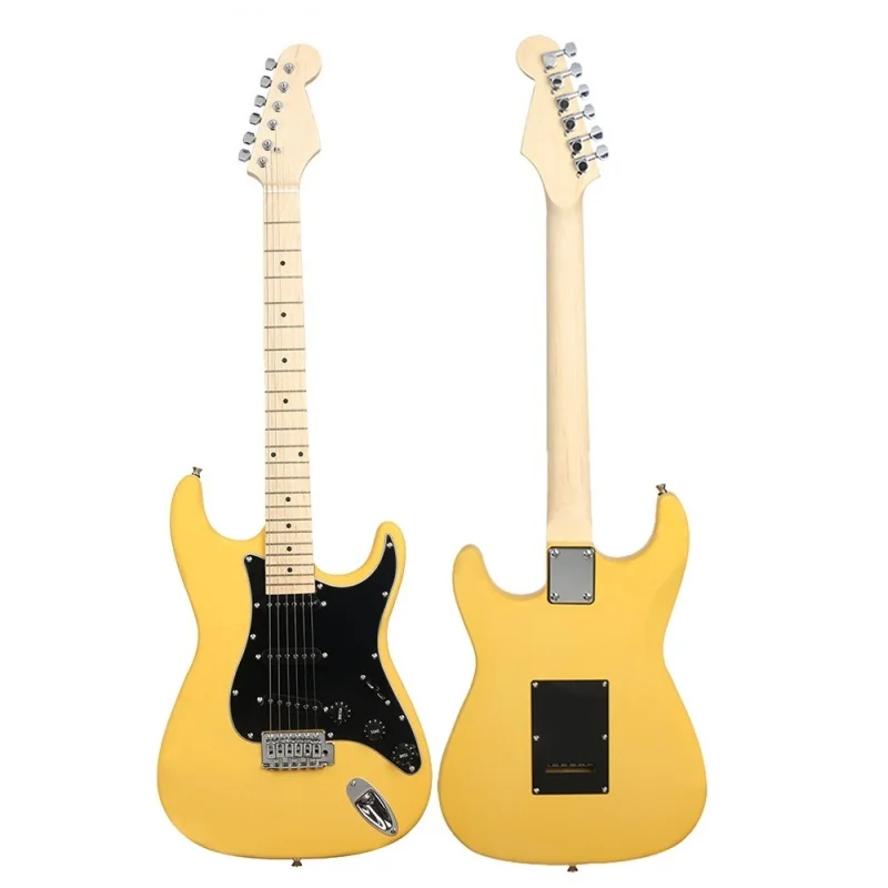 

Hooqu 39 "electric Guitar Single Shake Professional Grade Adult Beginners Introductory Electric Guitar Playing Instruments Whole