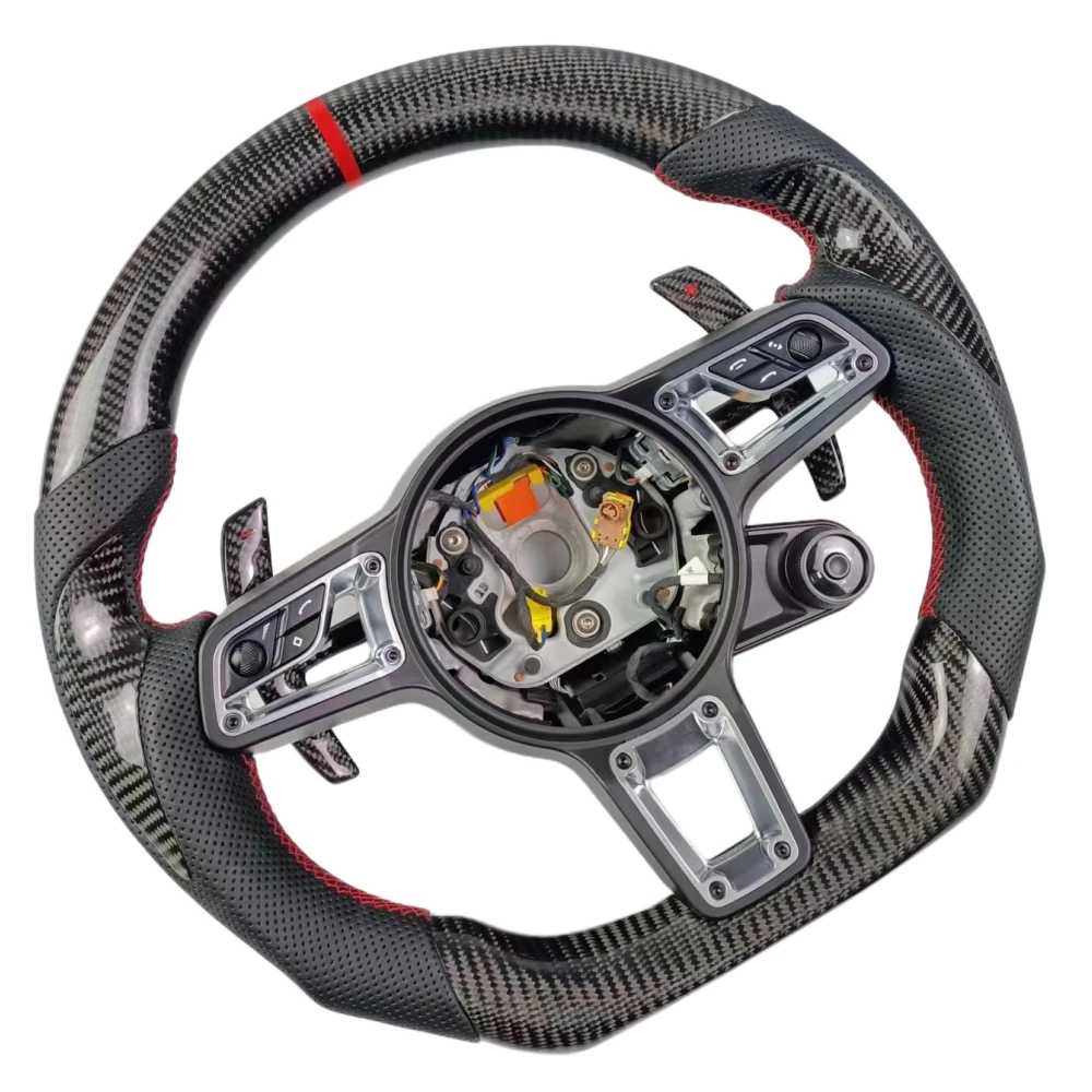 For Porsche Cayenne MACAN Panamera 911 997 718 customized carbon fiber steering wheel