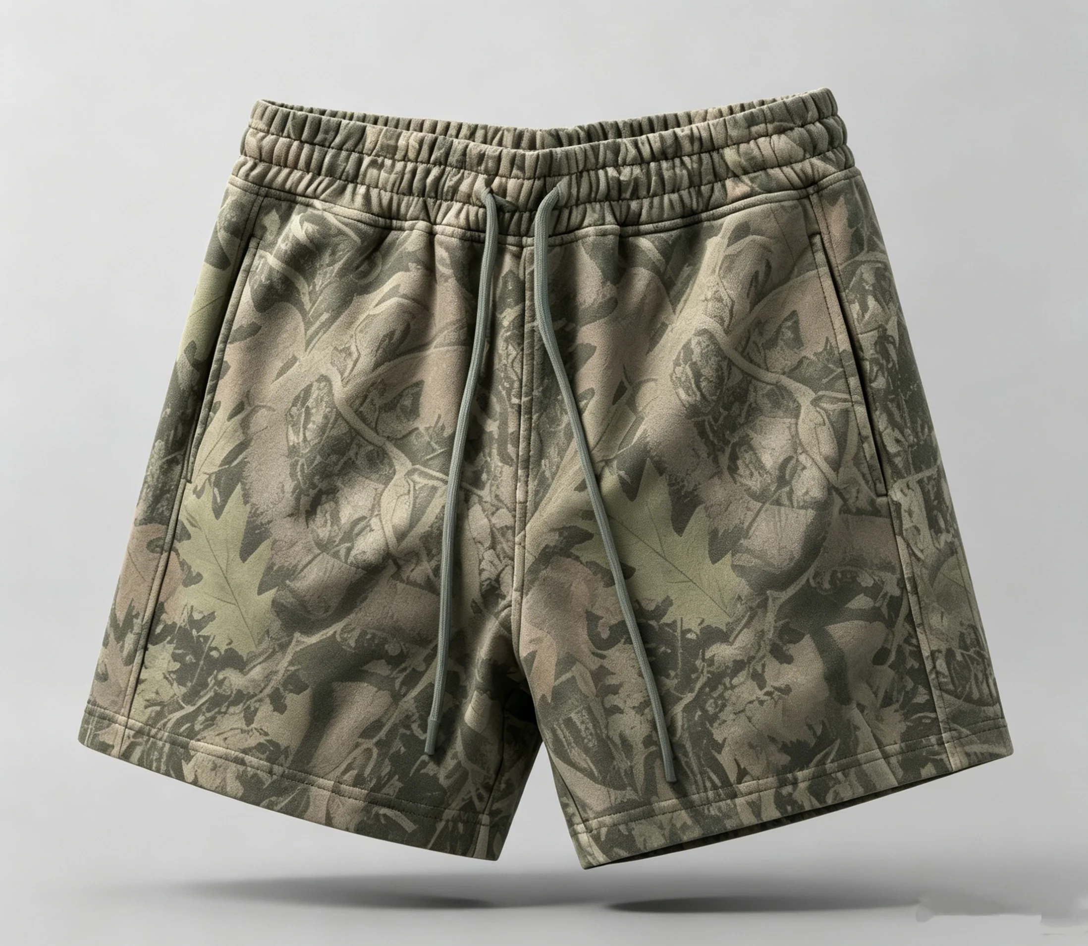 Y2K Retro Shorts Camouflage Pattern Double Waist Embroidered Streetwear Men Women Harajuku Hip Hop Casual Boxer Sports Shorts