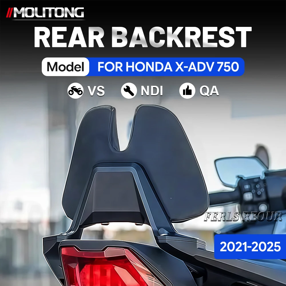 

NEW Motorcycle Passenger Seat Rear Backrest Cushion Back Rest Pad For Honda X ADV 750 Motorcycle Accessories