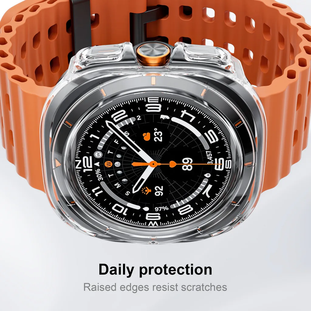 Screen protector for Samsung Galaxy Watch Ultra Case 47mm Accessories Hard PC Frame Protective Bumper Galaxy Watch Ultra cover