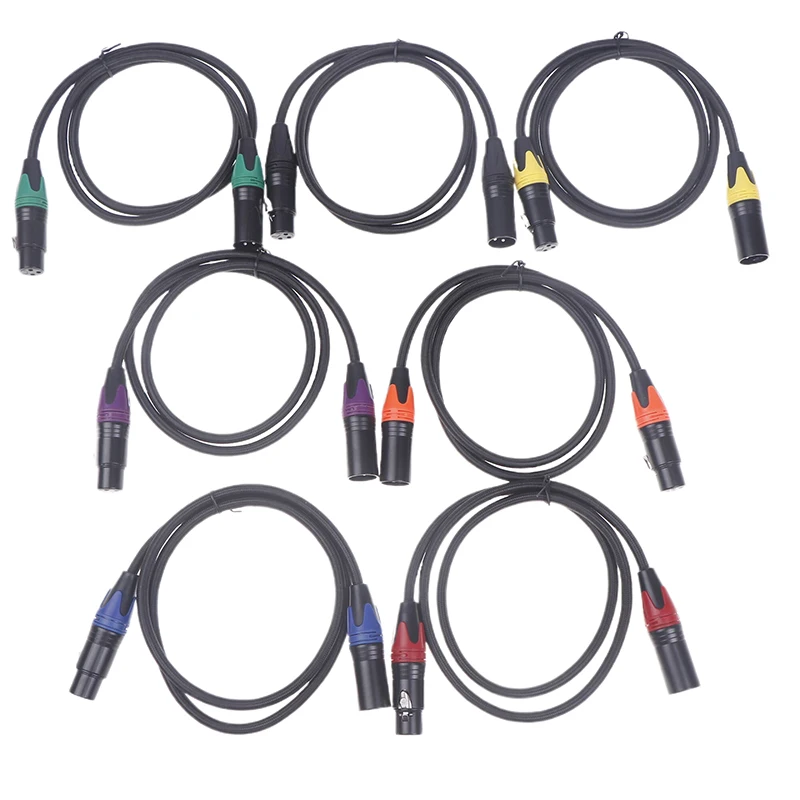 ชายหญิงสําหรับ Professional การบันทึกสาย Balanced Mixer เครื่องขยายเสียงลําโพง Live ไมโครโฟนสายลําโพง