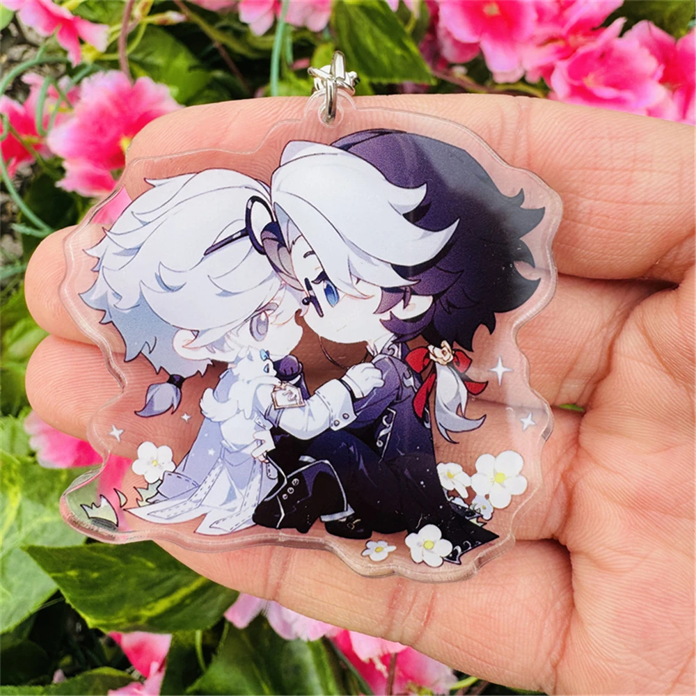Game Identity Ⅴ PC Andrew Kreiss Cheerleader Evelyn Mora Vera Nair Cosplay COSTUME Acrylic Key Chains Keyring Prop Xmas Gift