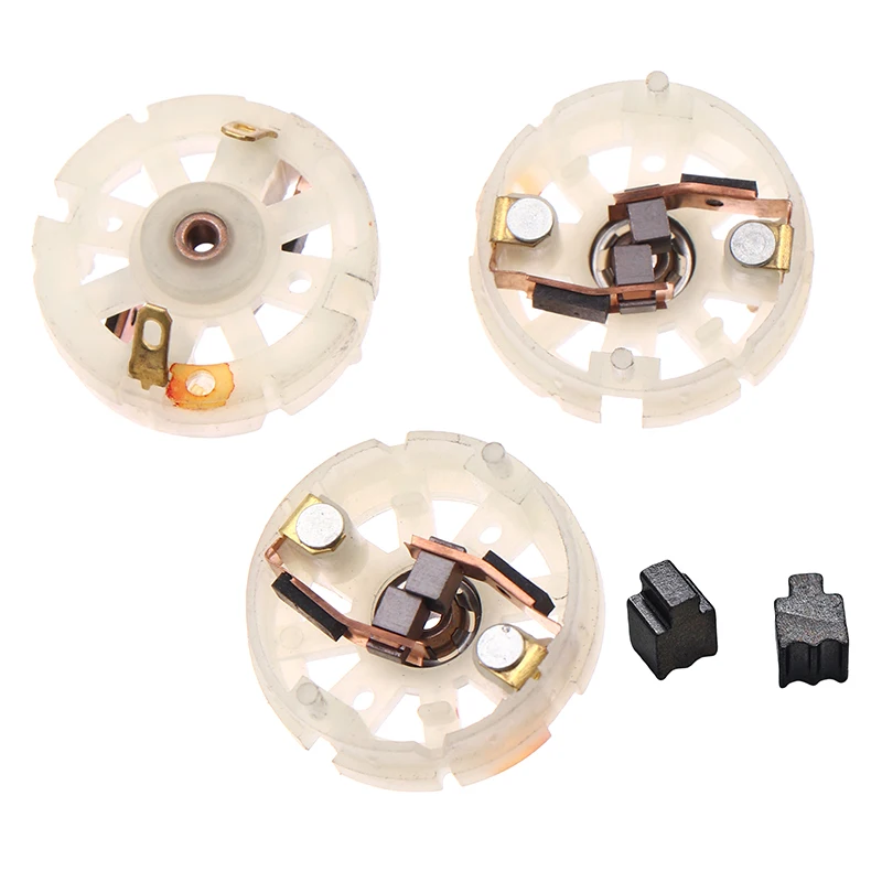 1/2/3/6 Stuks 370RS380 Dc Motor Koolborstelhouder Voor Elektrische Boor/elektrische Schroevendraaier Met Koperen Borstels Motor Koolborstel