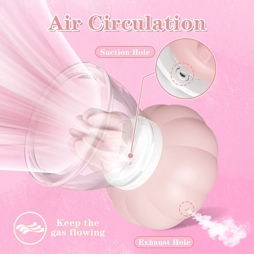 Powerful Breast Massager Vibrator Licking Tongue Clitoris Sucking Vibrator Masturbation Tools for Women Vibration Sex Toys - Image 6
