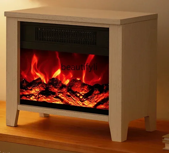 

Nordic heater electric heater, simulated flame horizontal electric fireplace roasting stove