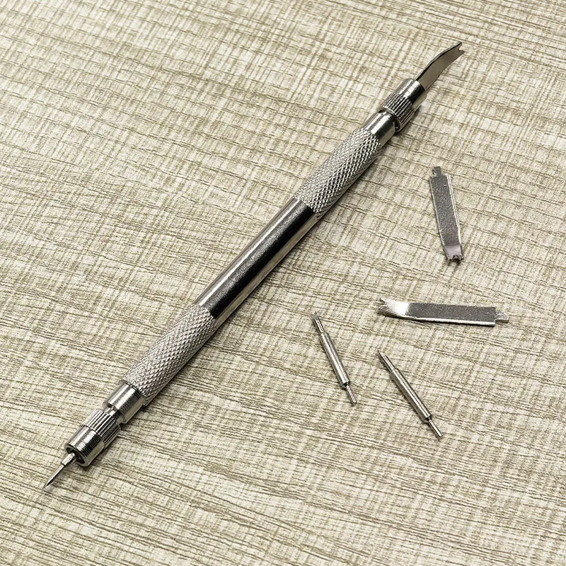 Steel Double-ended Watch Repair Fork Watch Strap Repair Disassembl Tools With 24PCS 22mm 20mm 18mm Spring Bar Watch Repair Tools
