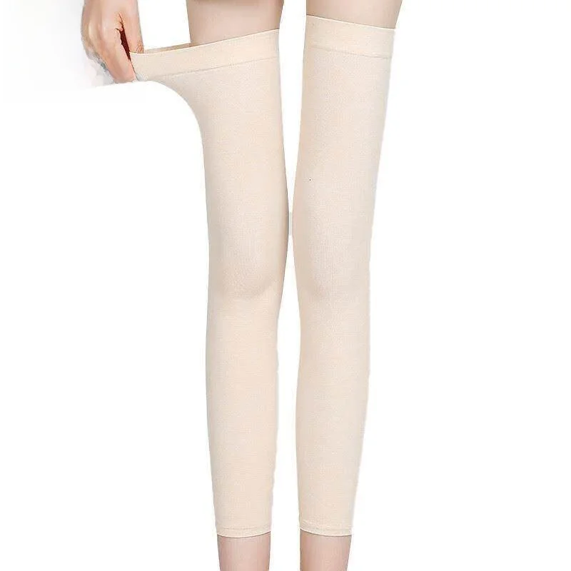 超薄型速乾性膝パッド-女性用-夏用-エアコン付きの部屋で屋内でも屋外でも着用可能-スカート付き-綿製膝パッド