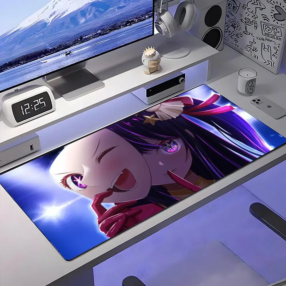 

Коврик для мыши H-Hoshino, большой противоскользящий резиновый игровой коврик для мыши, прочный настольный коврик с толстым краем шва, подходит для офиса и игр