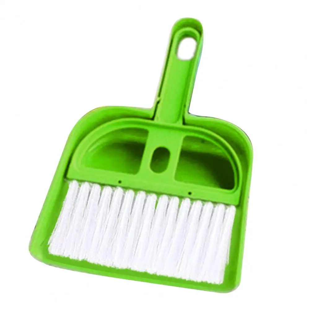 Mini Broom and Dustpan Set with Garbage Shovel for Desktop Cleaning Plastic Portable Hand Brush Sweeper Dustpan Keyboard Cleaner