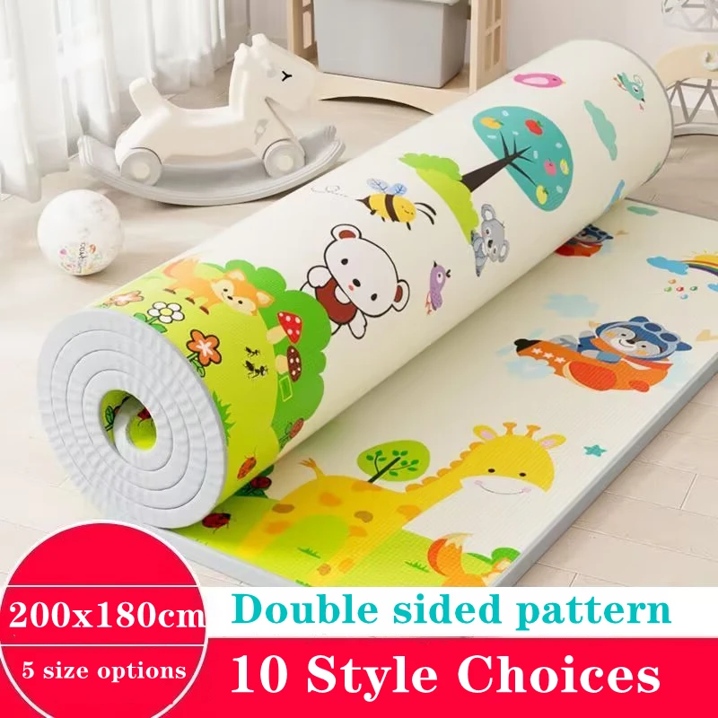 5 Size Options Large Size EPE Baby Play Mat for Children Giraffe Rug Playmat Developing Mats Baby Room Crawling Pad Carpet Rugs