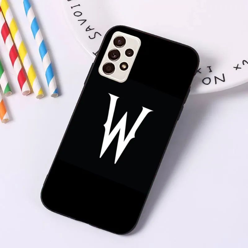 Wednesday Addams Aesthetic Phone Case for Samsung A91 A81 A73 A72 A71 A30S A20 A12 A13 A52 A53 4G 5G Black Cover Funda Shell