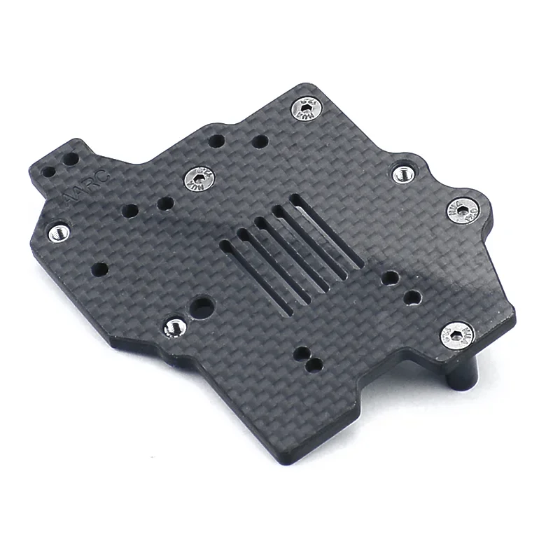 Carbon Fiber ESC Tray Set Cover for 1/8 ARRMA 6S KRATON TYPHON MOJAVE TALION BIG ROCK 6S Car view 5