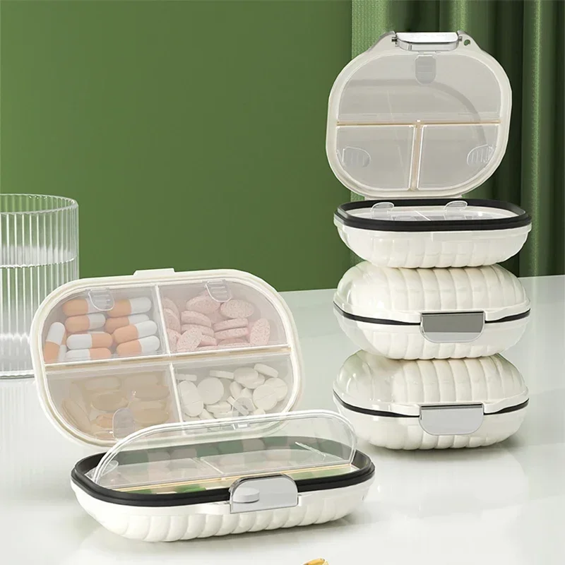 

Pill Box Travel Mini Pill Box Lightweight 7 Compartment Medicine Pill Case Box Medicine Organizer Medication Organizer