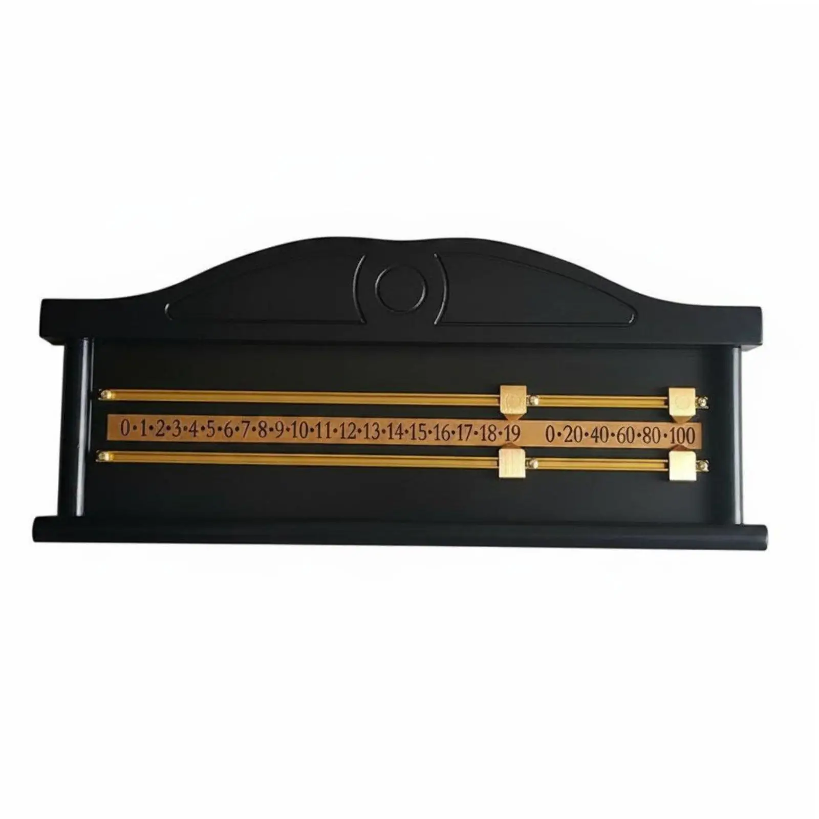 Tableau de score de snooker avec double piste en bois massif pour salle de jeux, billard et sports