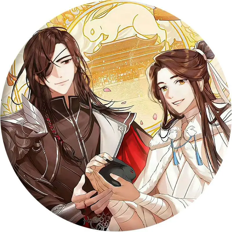 Animation Tianguan Blessing Character Tinplate Badge Xie Lian, Ornament Around Huacheng